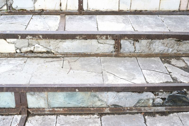 Repaired Brick Steps