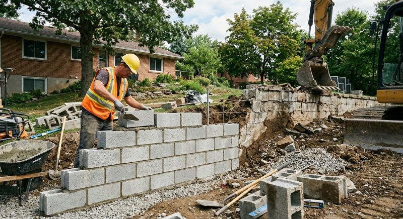 Brick Wall Replacement in West Hartford, CT